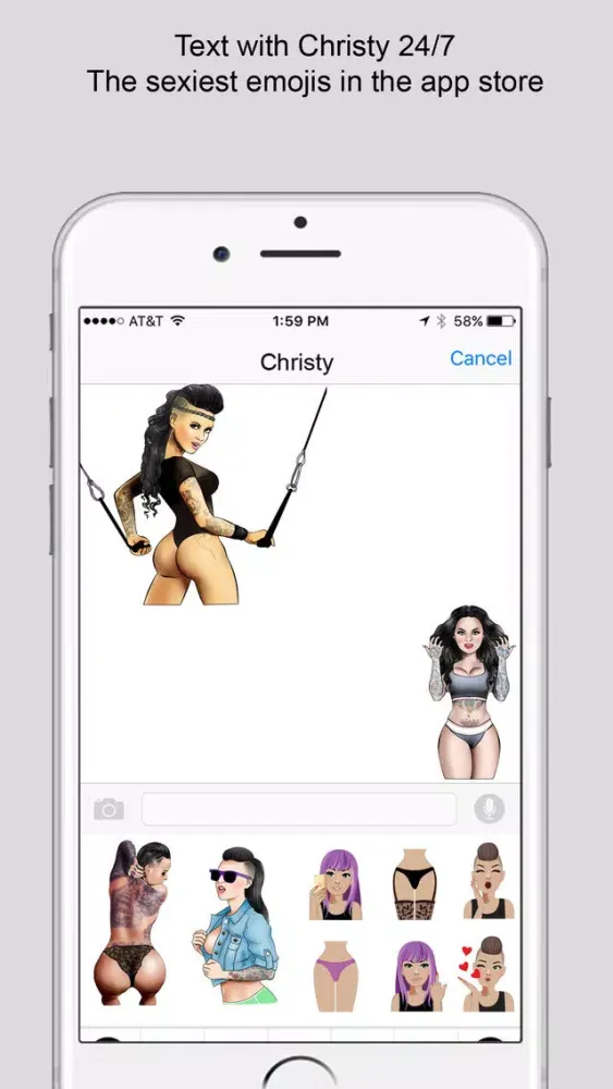 MackMoji by Christy Mack應用截圖