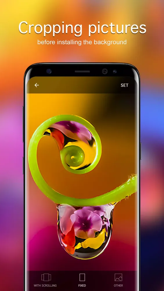 Ảnh chụp màn hình của Macro Wallpapers 4K
