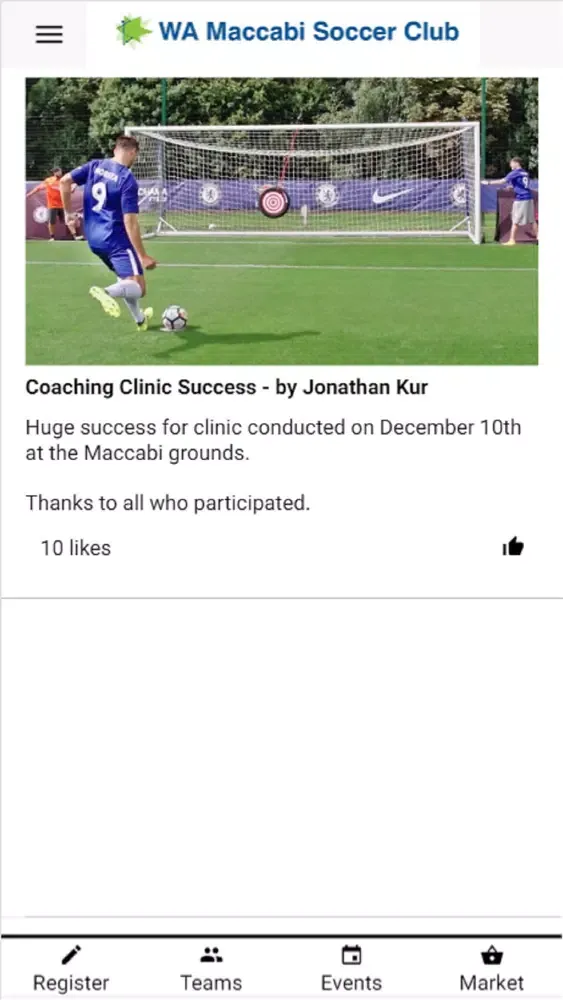 WA Maccabi Soccer Club Screenshots