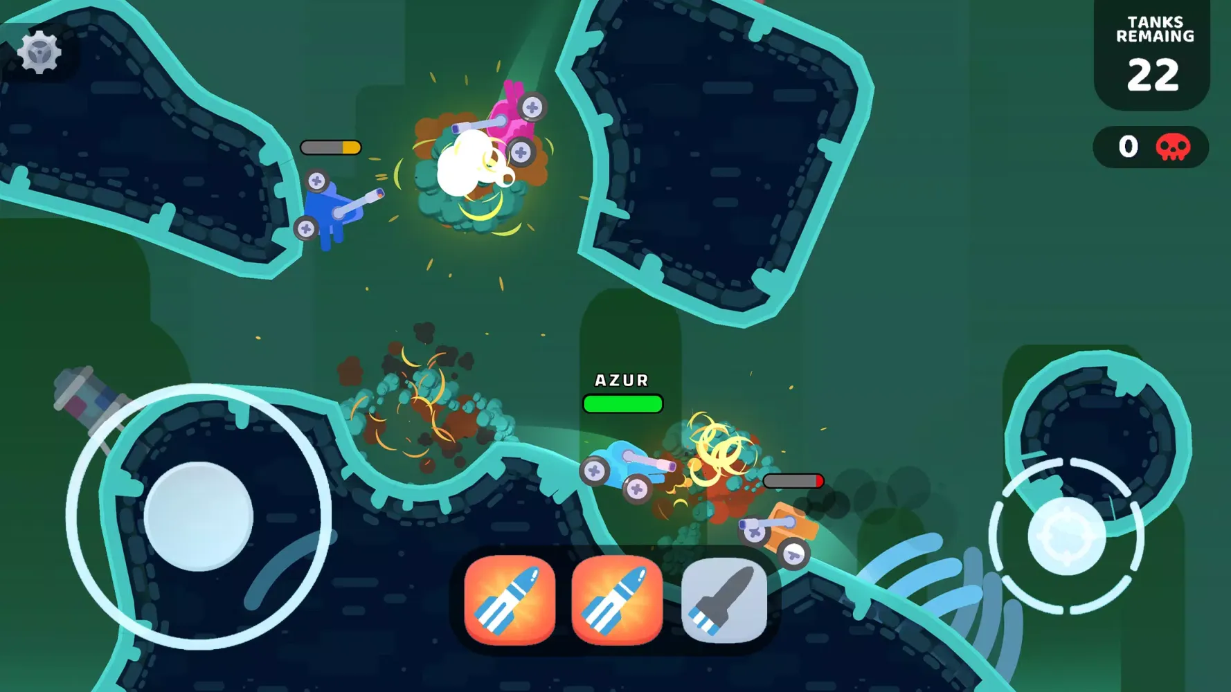 Mad Royale io – Tank Battle Screenshots