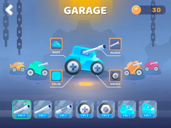 Capturas de tela do Mad Royale.io - Tank Battle iPad 