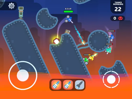 Capturas de tela do Mad Royale.io - Tank Battle iPad 
