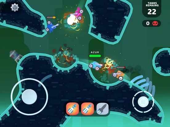 Capturas de tela do Mad Royale.io - Tank Battle iPad 