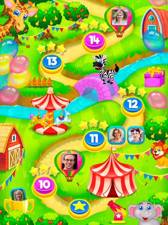 Madagascar Circus: Match 3 iPad  Ekran Görüntüleri