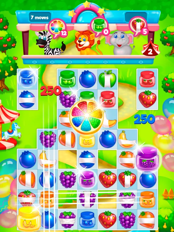Madagascar Circus: Match 3 iPad  Ekran Görüntüleri