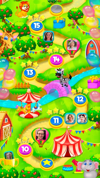 Madagascar Circus: Match 3 Ekran Görüntüleri