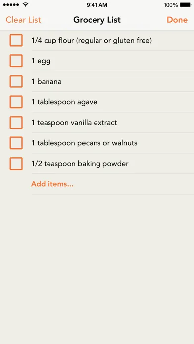 Zrzuty ekranu Food Files