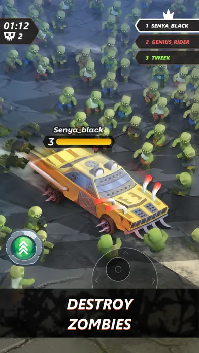 Tangkapan layar Zombie car: monster trucks pvp