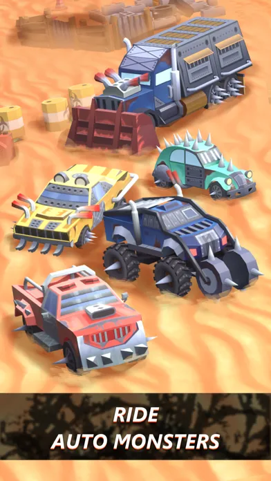 Tangkapan layar Zombie car: monster trucks pvp