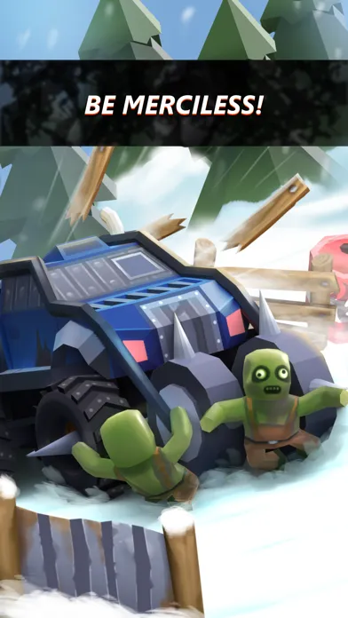 Tangkapan layar Zombie car: monster trucks pvp