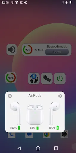 Bluetooth Audio Widget Battery 스크린샷