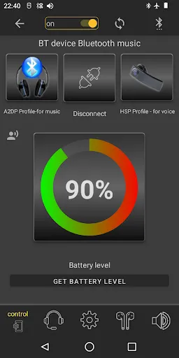 Bluetooth Audio Widget Battery 스크린샷