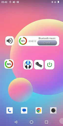 Bluetooth Audio Widget Battery 스크린샷