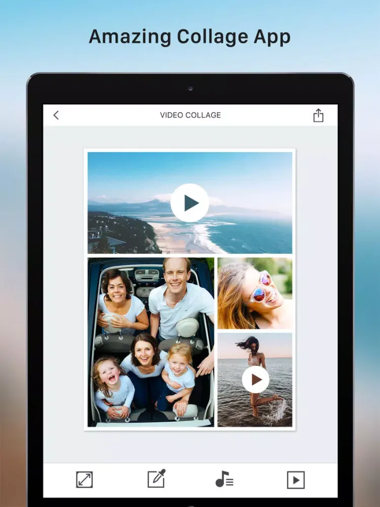 Video Collage and Photo Grid iPad  سکرین شاٹس