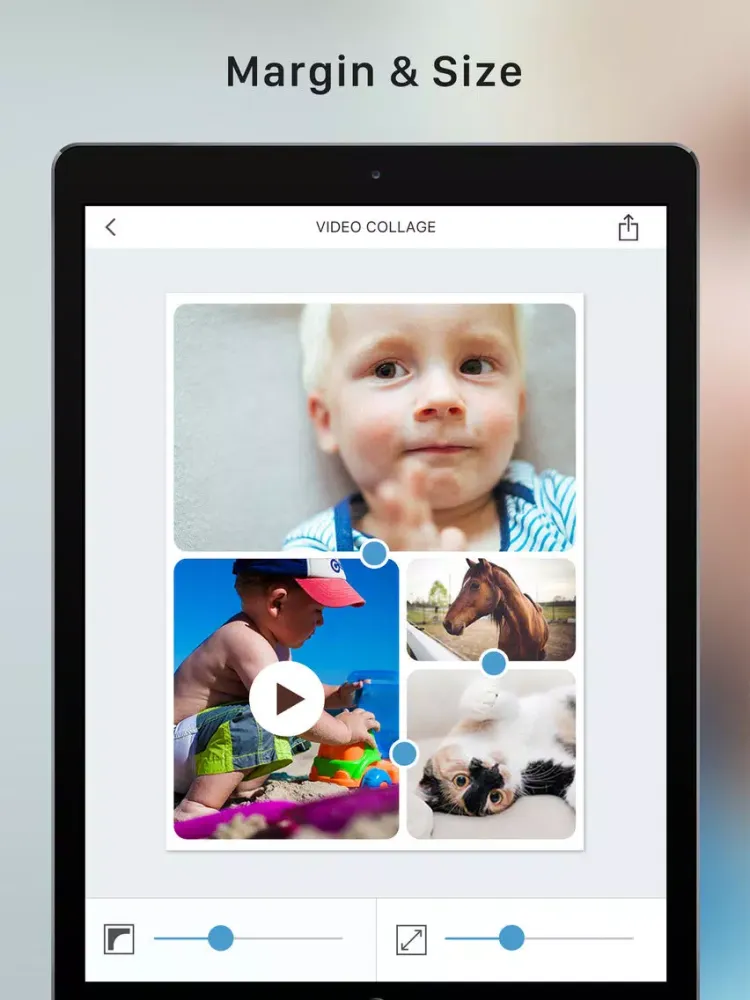 Video Collage and Photo Grid iPad  سکرین شاٹس
