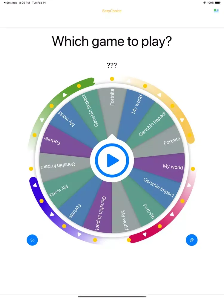 EasyChoice - Happy to choose. iPad  স্ক্রিনশট