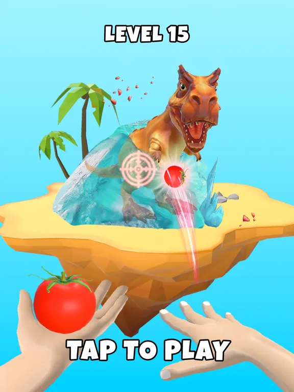 ภาพหน้าจอของ Magic Hands: Dinosaur Rescue iPad 