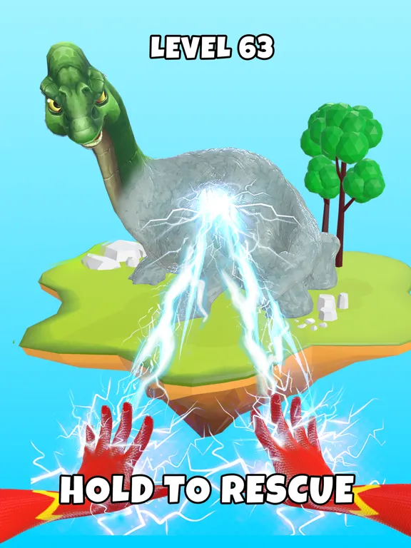 ภาพหน้าจอของ Magic Hands: Dinosaur Rescue iPad 