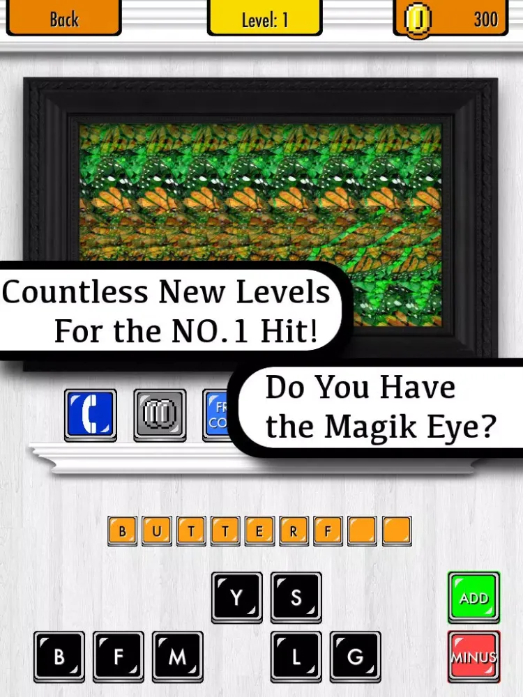 Screenshot di Magik Eye Word Pic iPad 