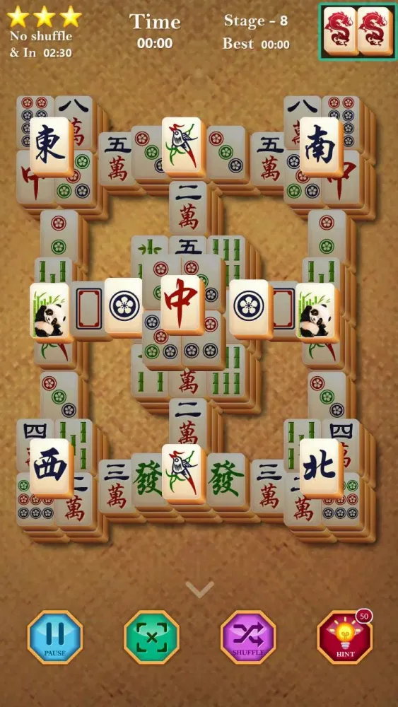 Mahjong Solitaire سکرین شاٹس