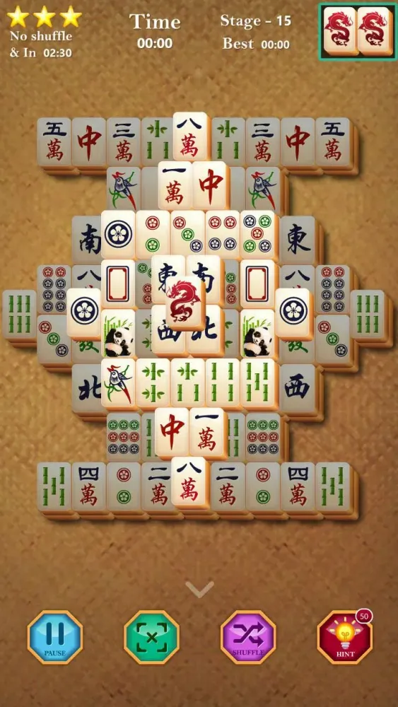 Mahjong Solitaire سکرین شاٹس