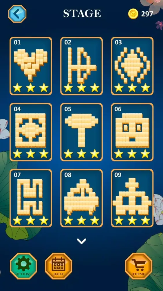 Mahjong Solitaire سکرین شاٹس
