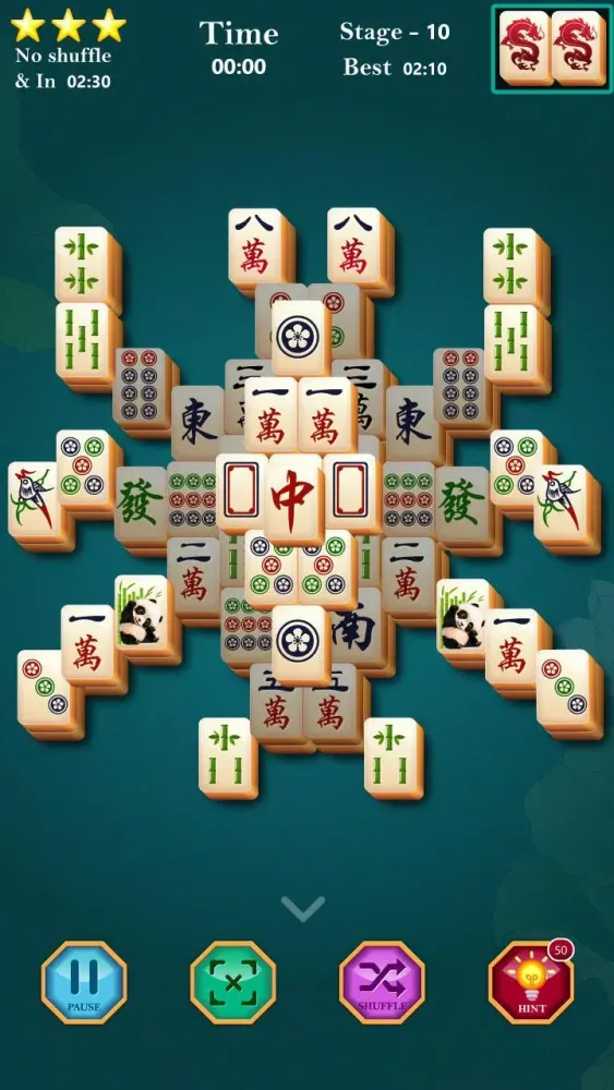 Mahjong Solitaire سکرین شاٹس
