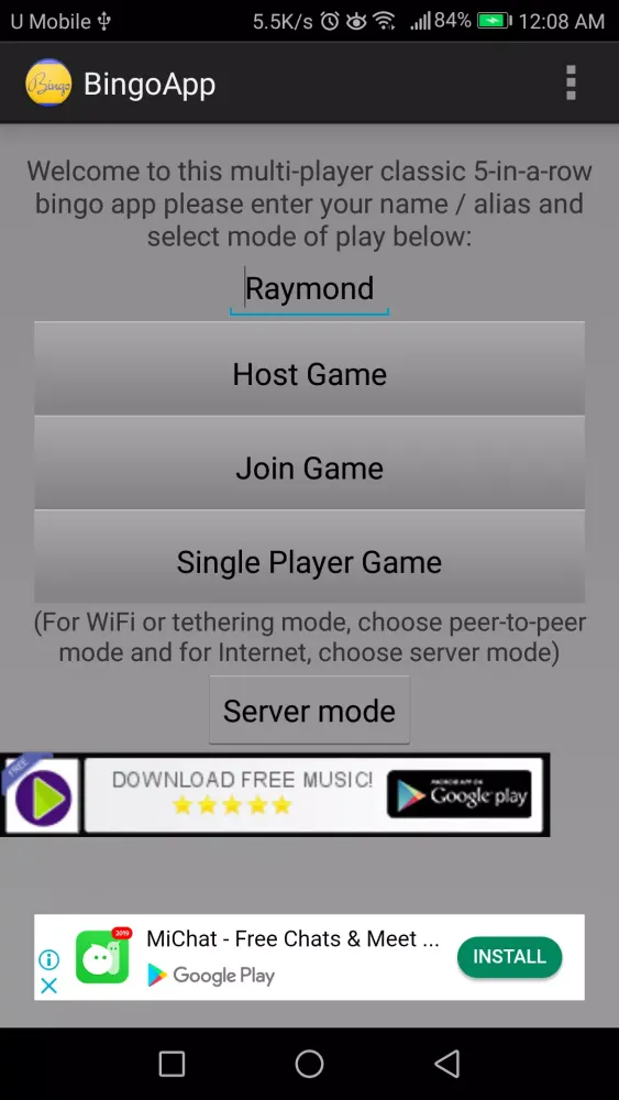 Zrzuty ekranu Bingo App