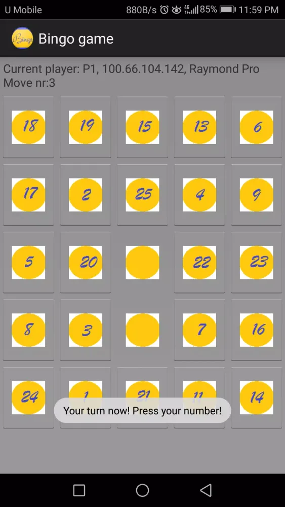 Zrzuty ekranu Bingo App