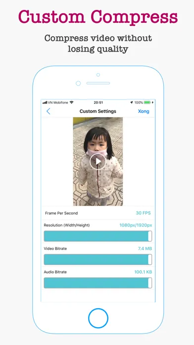 iCompressor: Shrink Clip Size应用截图