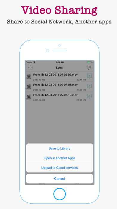 Capturas de tela do iCompressor: Shrink Clip Size