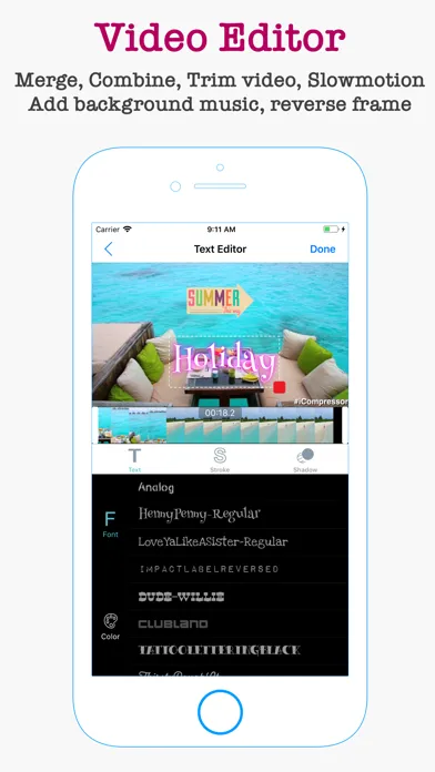 iCompressor: Shrink Clip Size应用截图