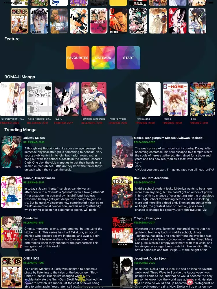 Katsu Anime Manga Orion Quiz iPad 應用截圖