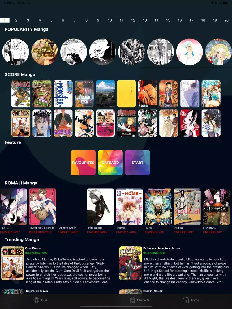 Katsu Anime Manga Orion Quiz iPad 應用截圖
