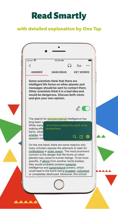 Screenshot di Essay King - IELTS Writing