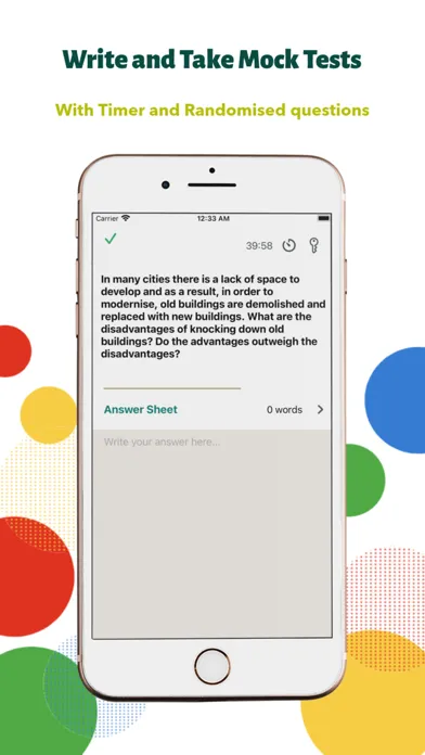 Screenshot di Essay King - IELTS Writing