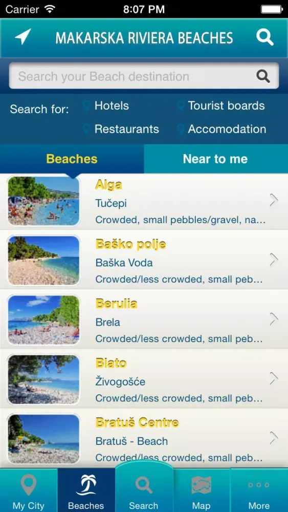 تصاویر Makarska Riviera Beaches