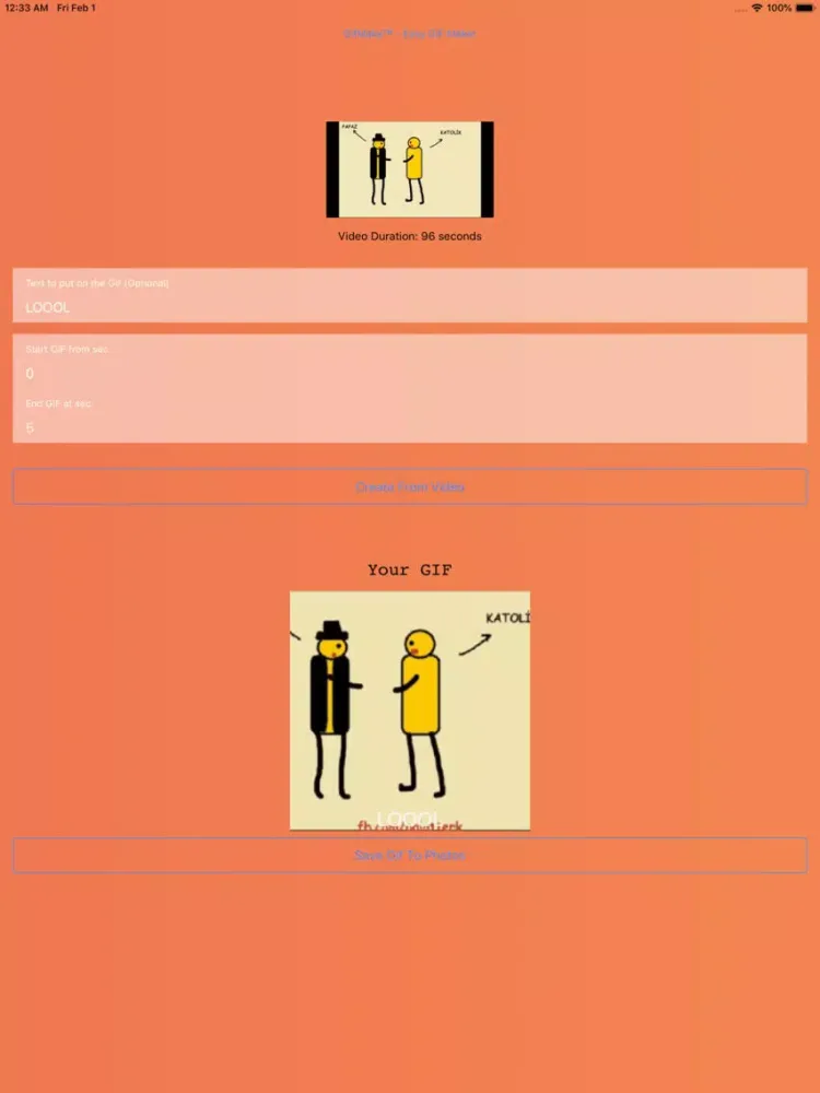 Screenshot di GifMake: Gif from Photos,Video iPad 