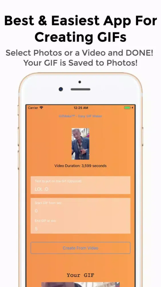 Screenshot di GifMake: Gif from Photos,Video