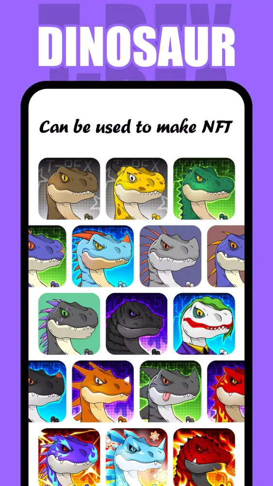 Dinosaur NFT Avatar应用截图