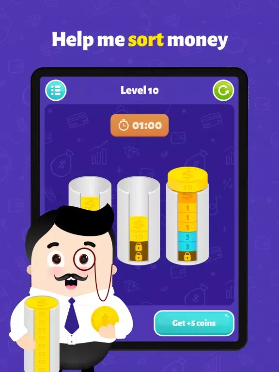 صور Sort Coins: Game for Everyone iPad 