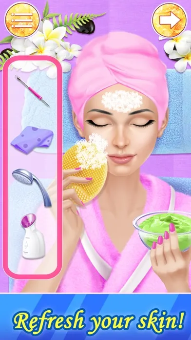 Captures d'écran de Makeover Games: Salon Makeup