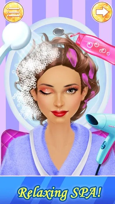 Captures d'écran de Makeover Games: Salon Makeup