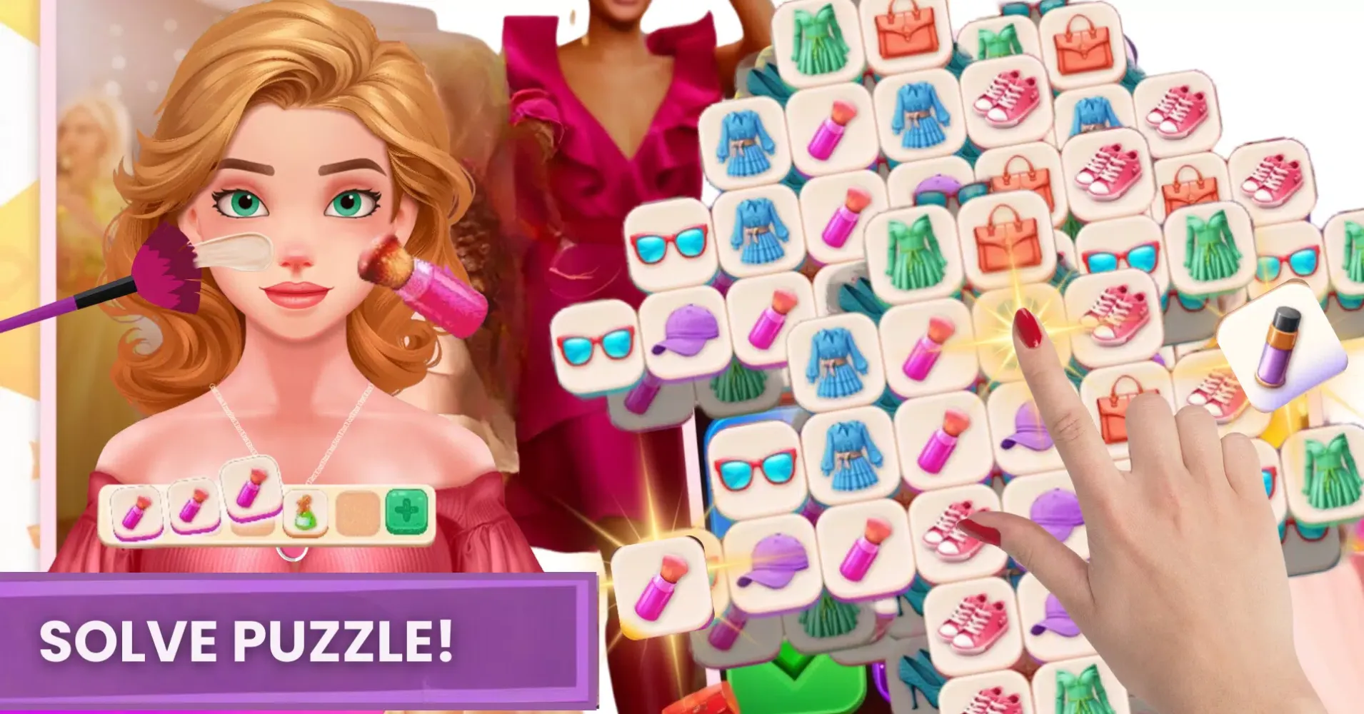 Makeover Magic -Match 3 Puzzle Ekran Görüntüleri