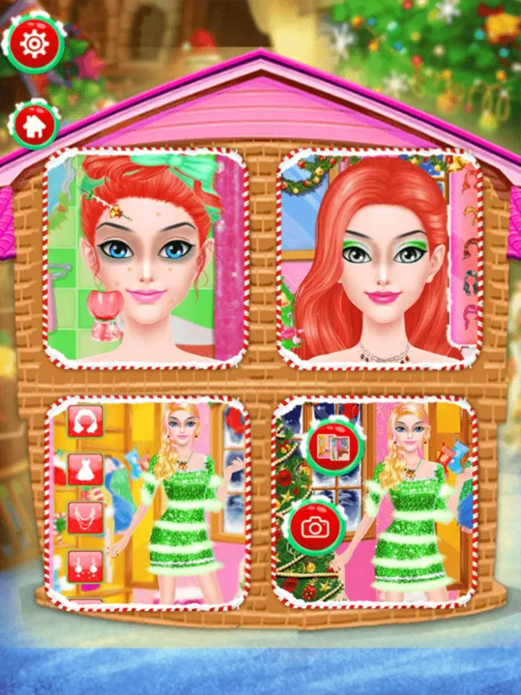 Christmas Girl Makeup & Makeover スクリーンショット