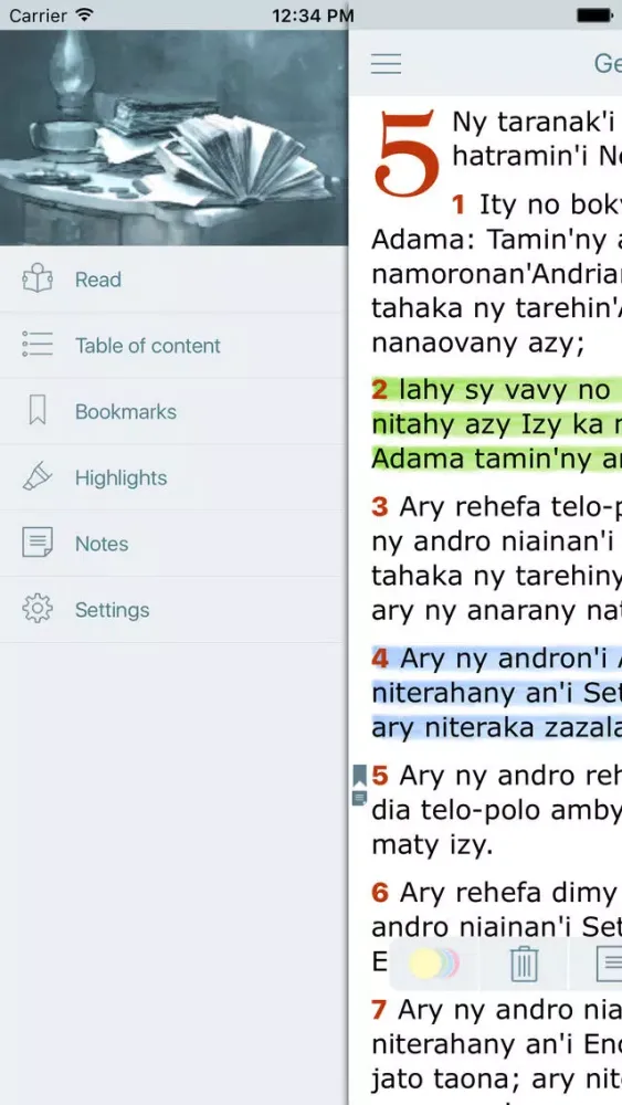 Скриншоты Baiboly (Malagasy Holy Bible)