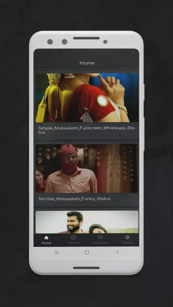 Captures d'écran de Malayalam Video Status