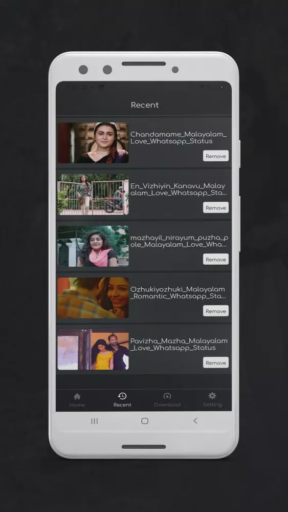Captures d'écran de Malayalam Video Status