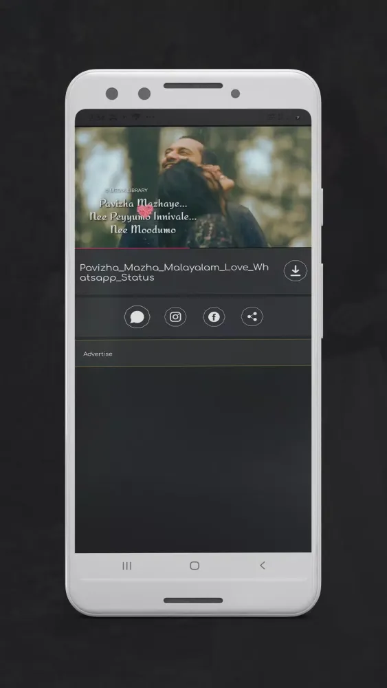 Captures d'écran de Malayalam Video Status