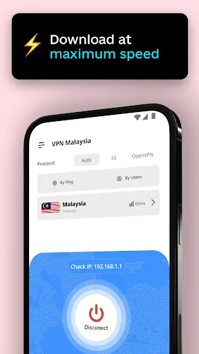 VPN Malaysia: get Malaysian IP स्क्रीनशॉट